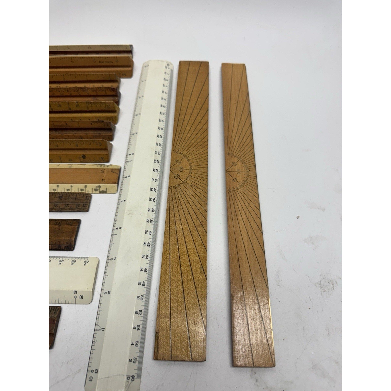 Vintage Drafting Rulers Lot Of 15 Keuffel & Esser, Dietzgen Made in USA