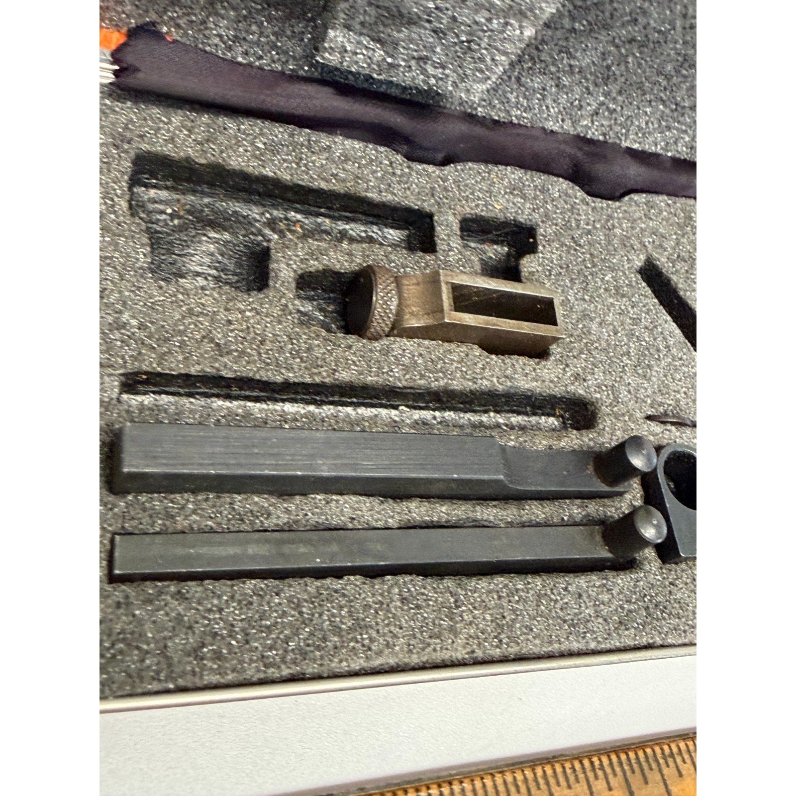 Vintage Brown & Sharpe Dial Test Indicator Attachment Kit w/ Case Machinist