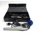 Vintage Elmo EC-101 Silver Electret Condenser MIC Microphone With Case