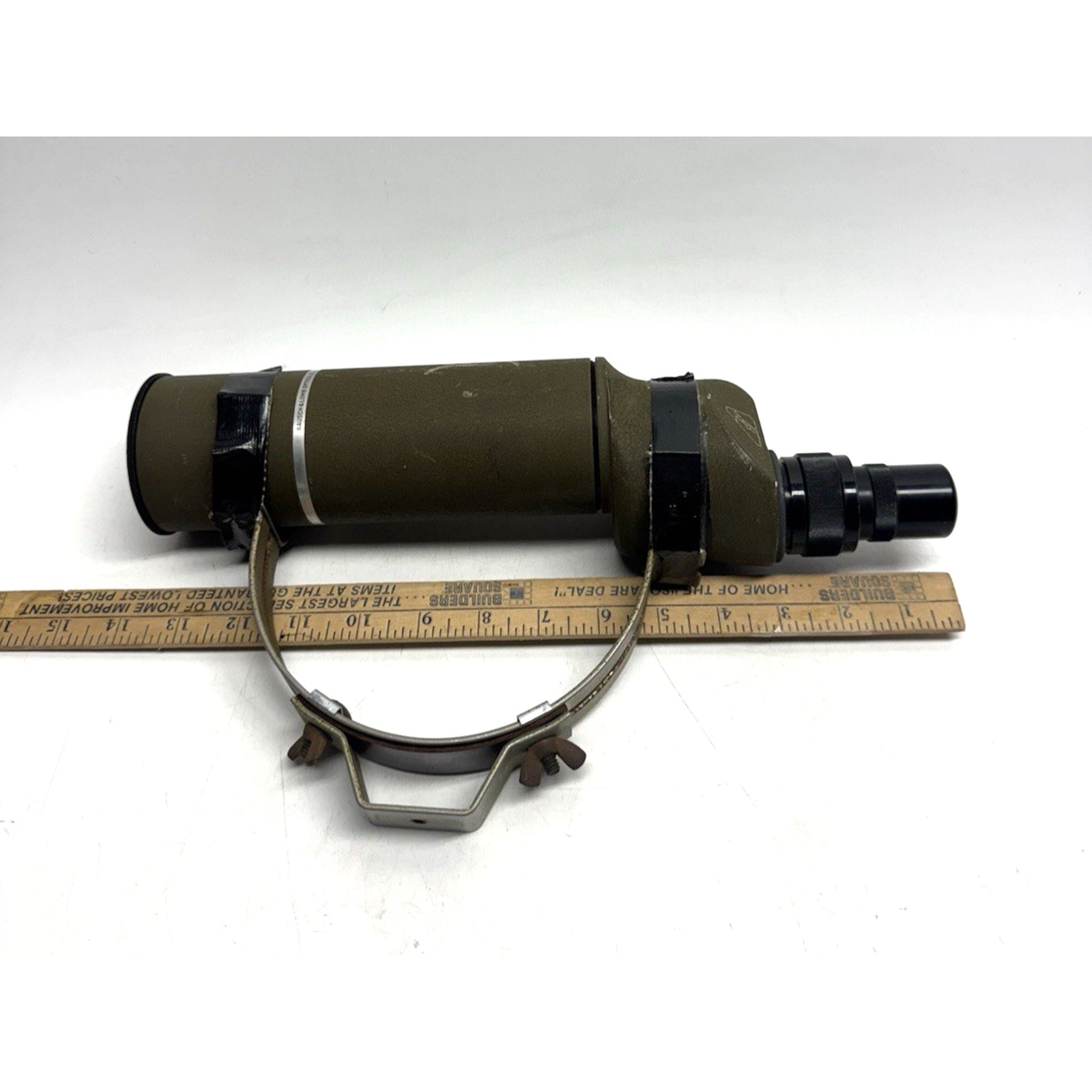 VINTAGE RARE Bausch & Lomb Military WW II Spotting Scope Green 1942