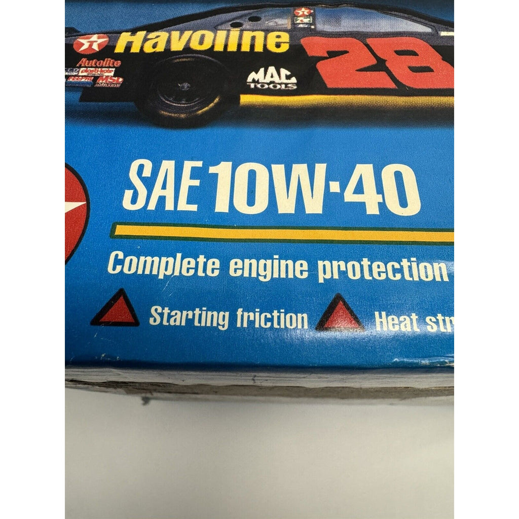 VINTAGE FACTORY SEALED BOX 12 Chevron Havoline SAE 10W-40 Motor Oil, 1 Quart USA