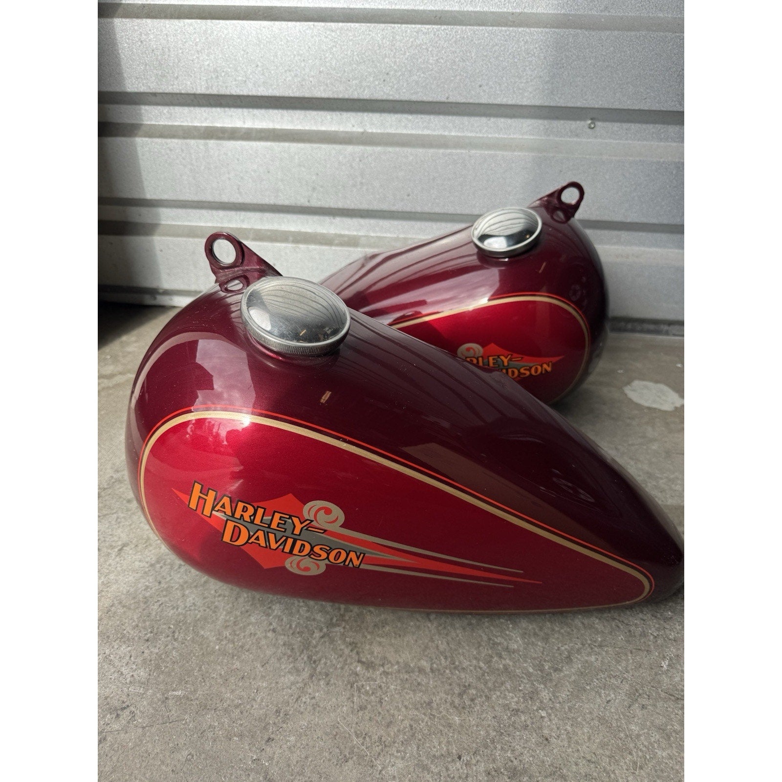 VINTAGE 1993 Harley Davidson Gas fuel tank Genuine FLSTC Evo Heritage Softail