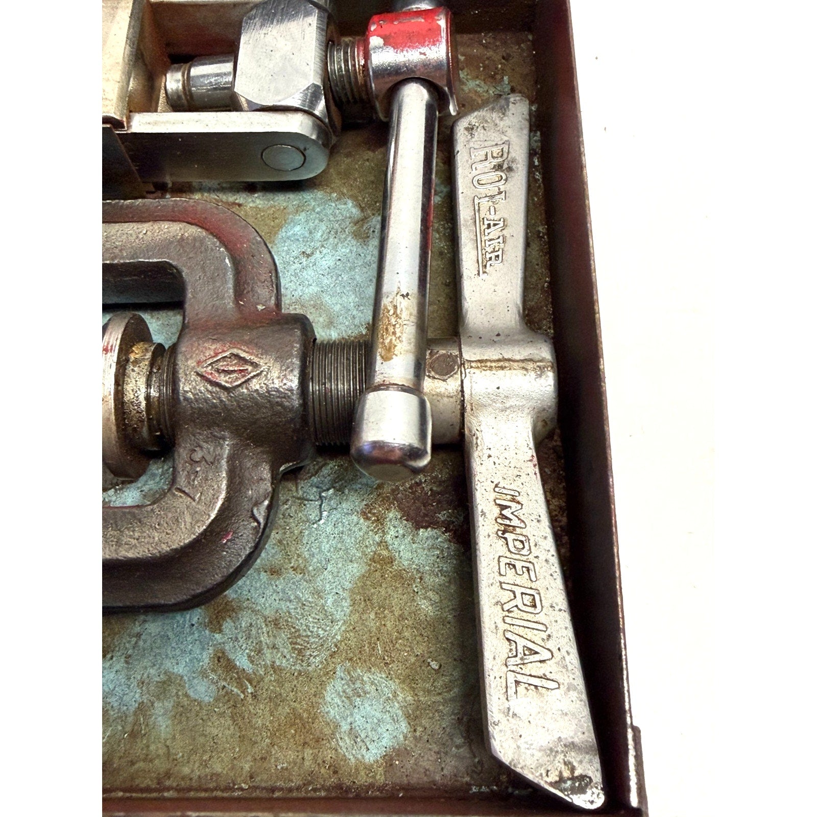 Vintage Imperial Brass Rol-Air Flaring Tool 5/16" Thru 5/8" 500F