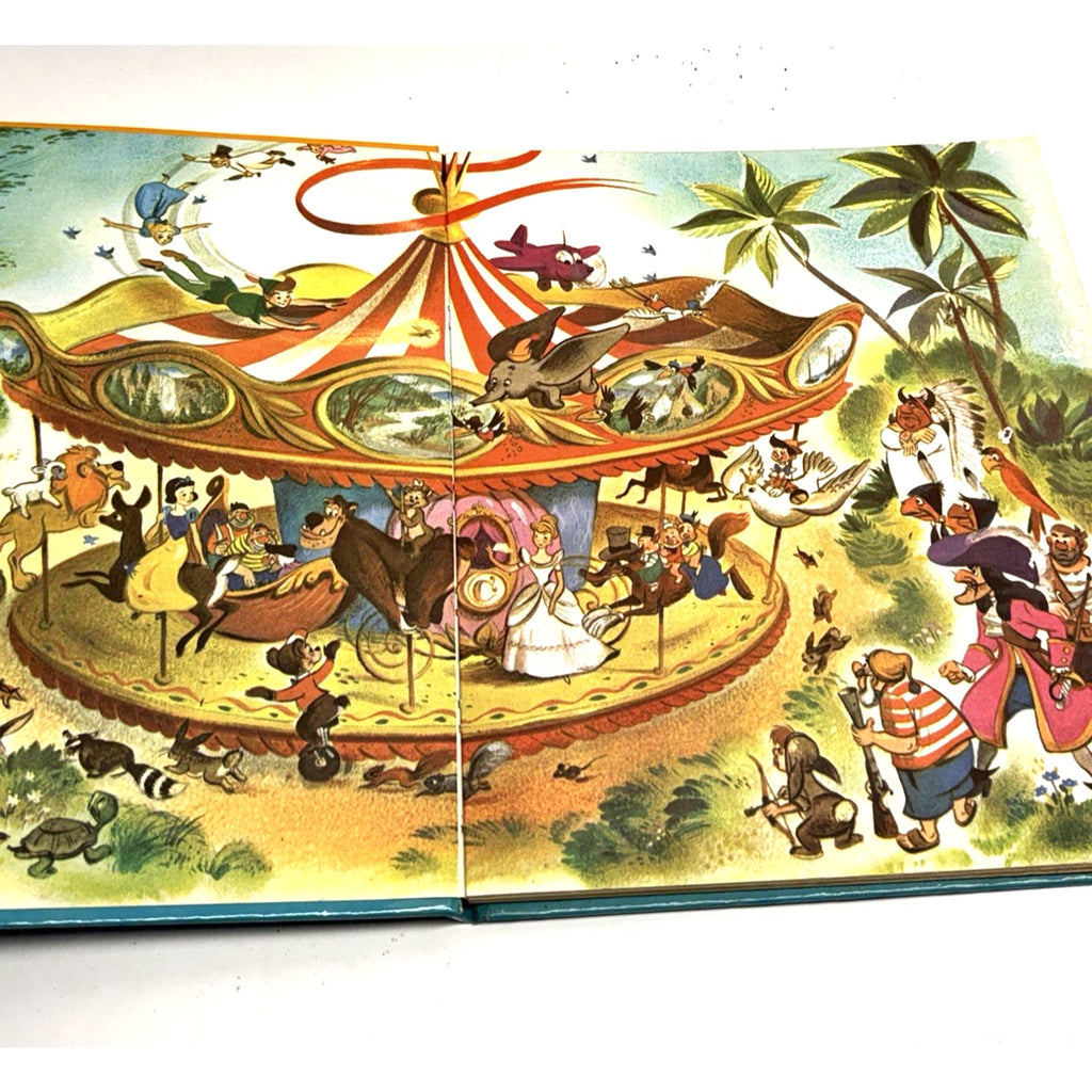 Vintage 1971 The Walt Disney Treasury Illustrated Book 10 Classic Stories
