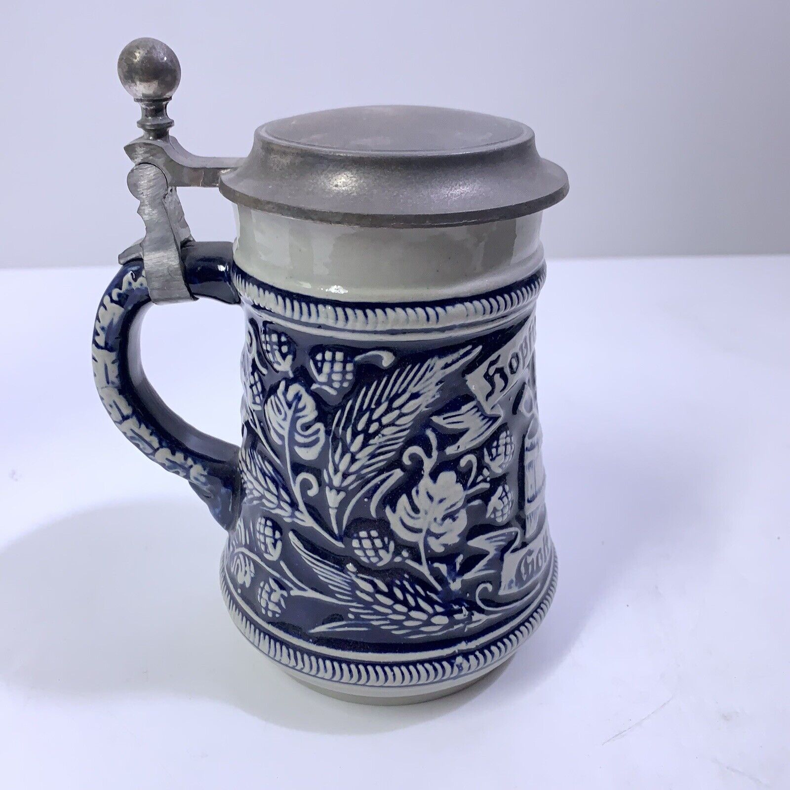 VINTAGE Germany Lidded Beer Steins Westerwald 1970's "RARE"