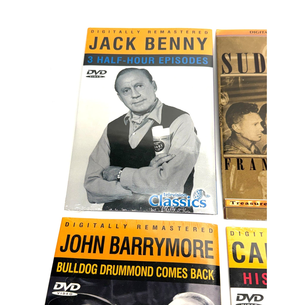 VTG Lot of 4 Classic DVDs: Cary Grant, Frank Sinatra, John Barrymore, Jack Benn