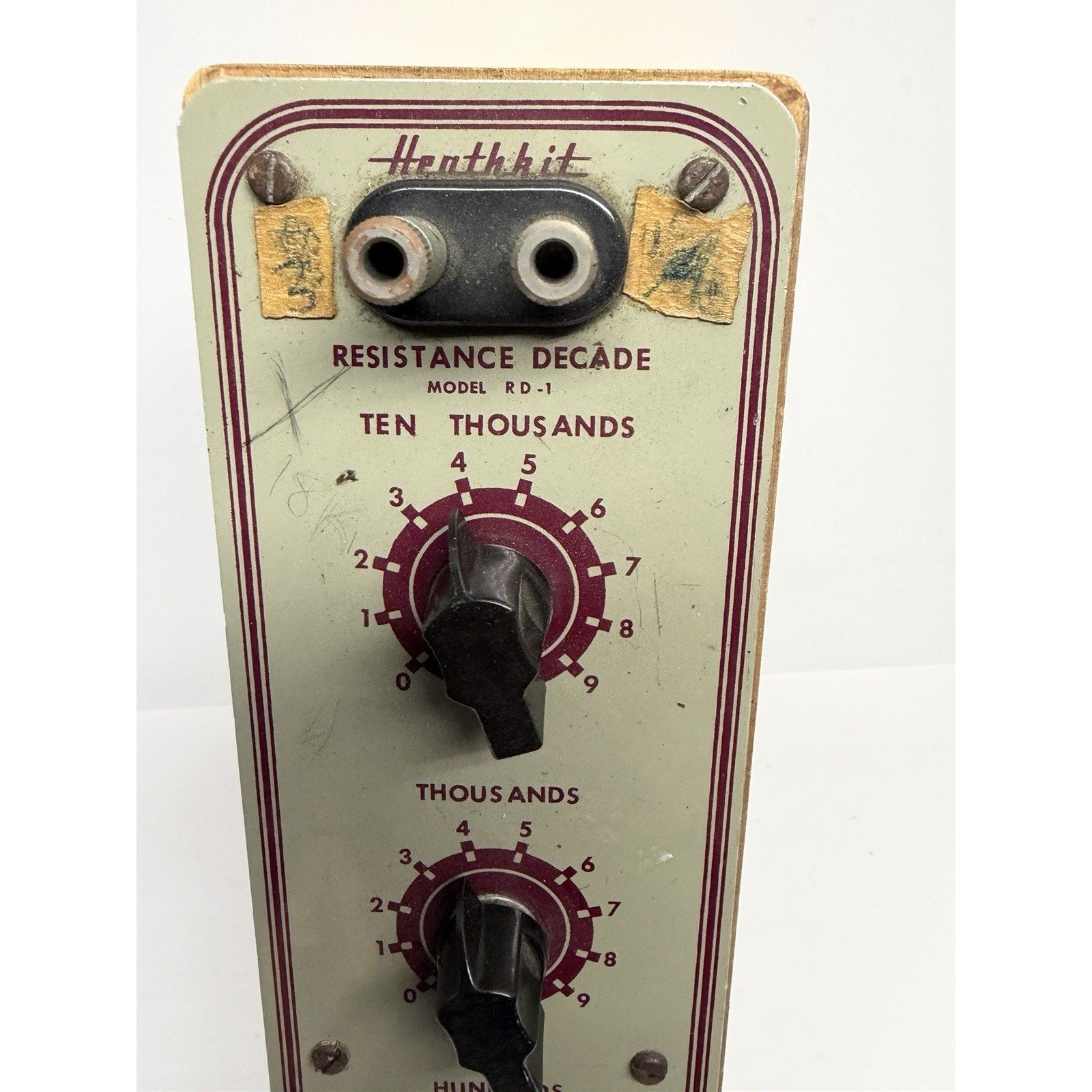 Vintage Heathkit Resistance Decade Model RD-1 Decade Box
