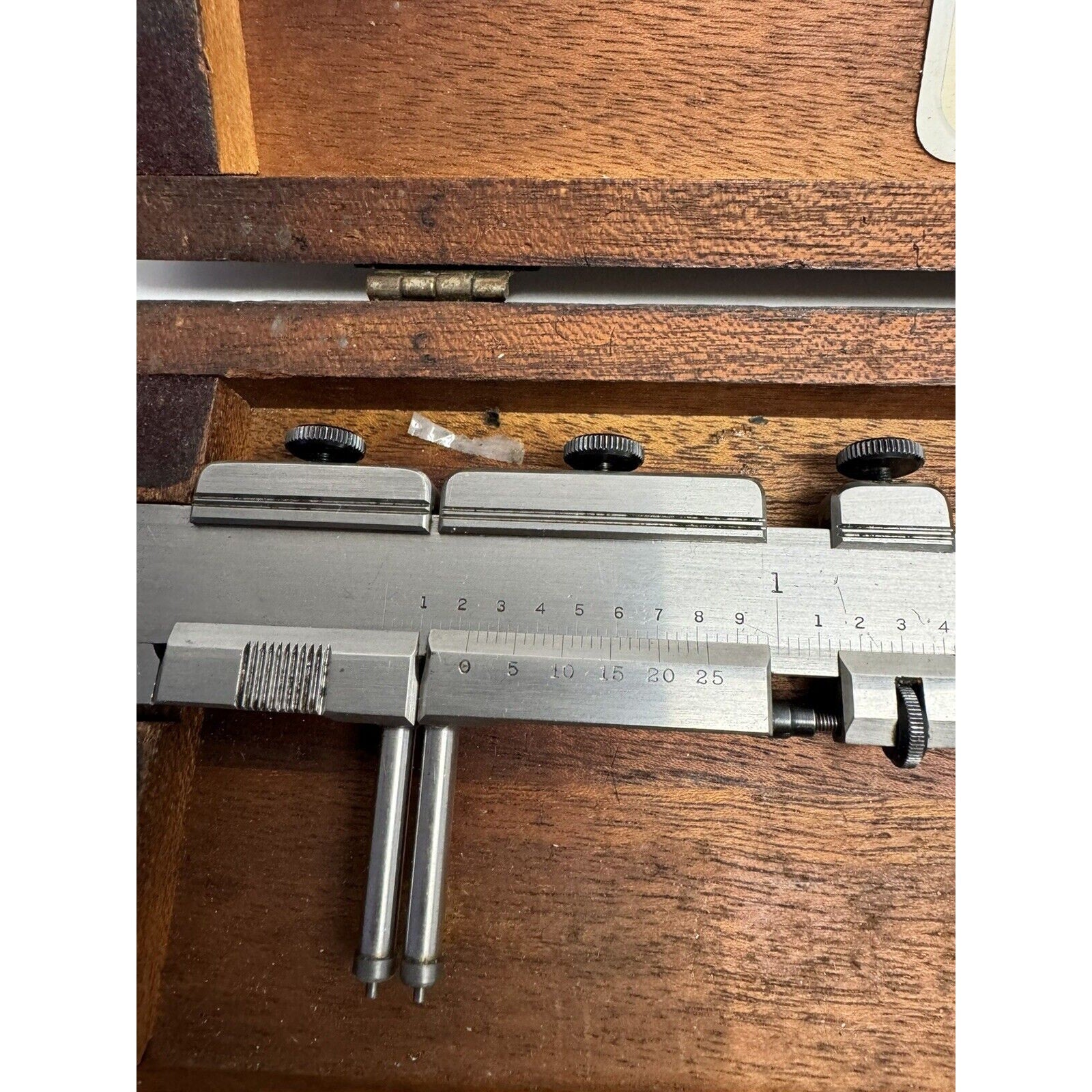 VINTAGE Sorensen Center-Mike Center Distance Gage Model A7 w/Case EXCELLENT COND