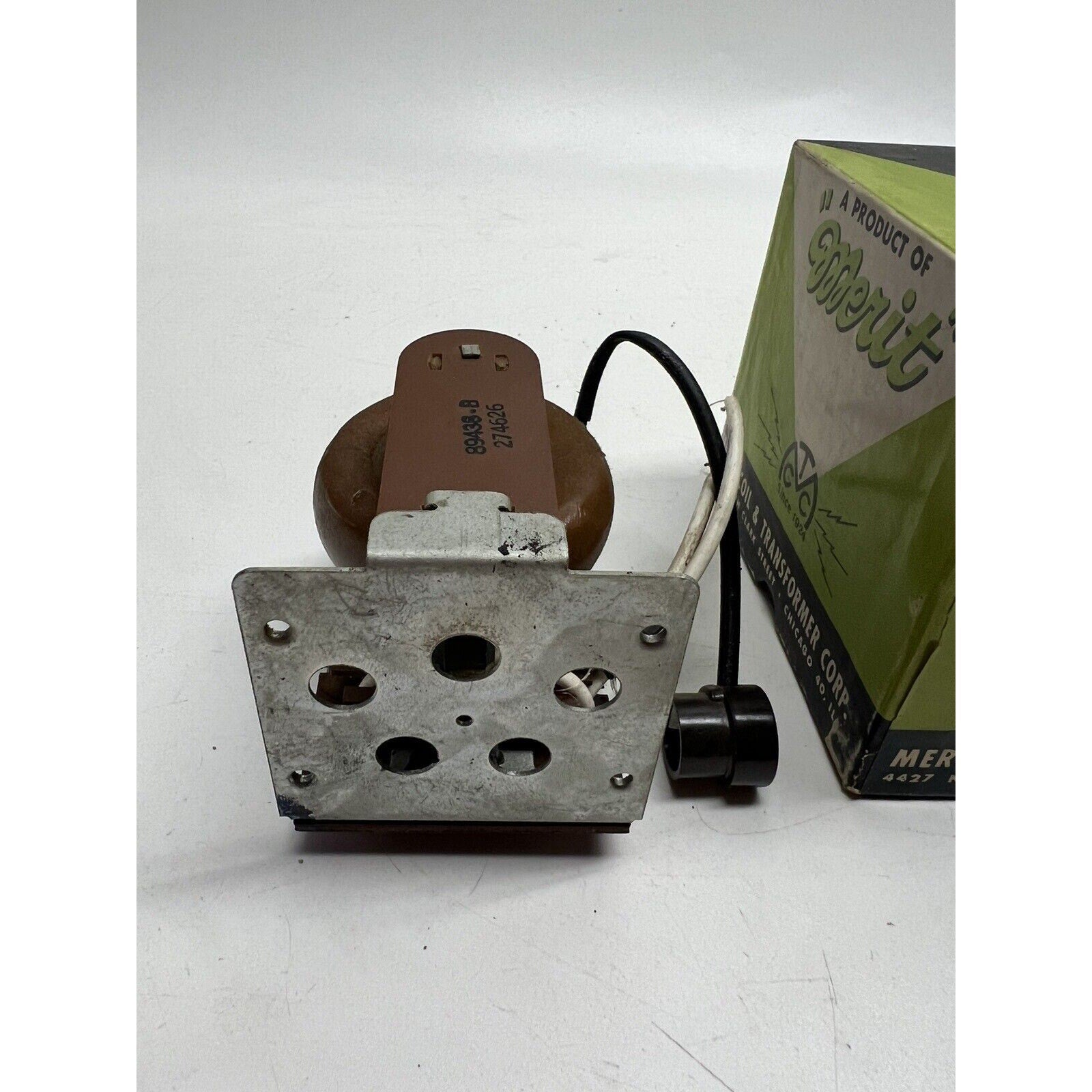 VINTAGE NOS Merit Vibrator Power Transformer P-3173 Boxed, Unused, New Old Stock