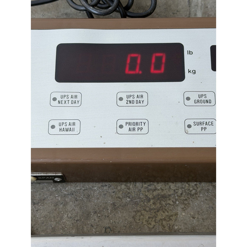 VINTAGE Pelouze PS100P Restaurant Equipment Digital Scale 100 lbs. 45 kg WORKS!