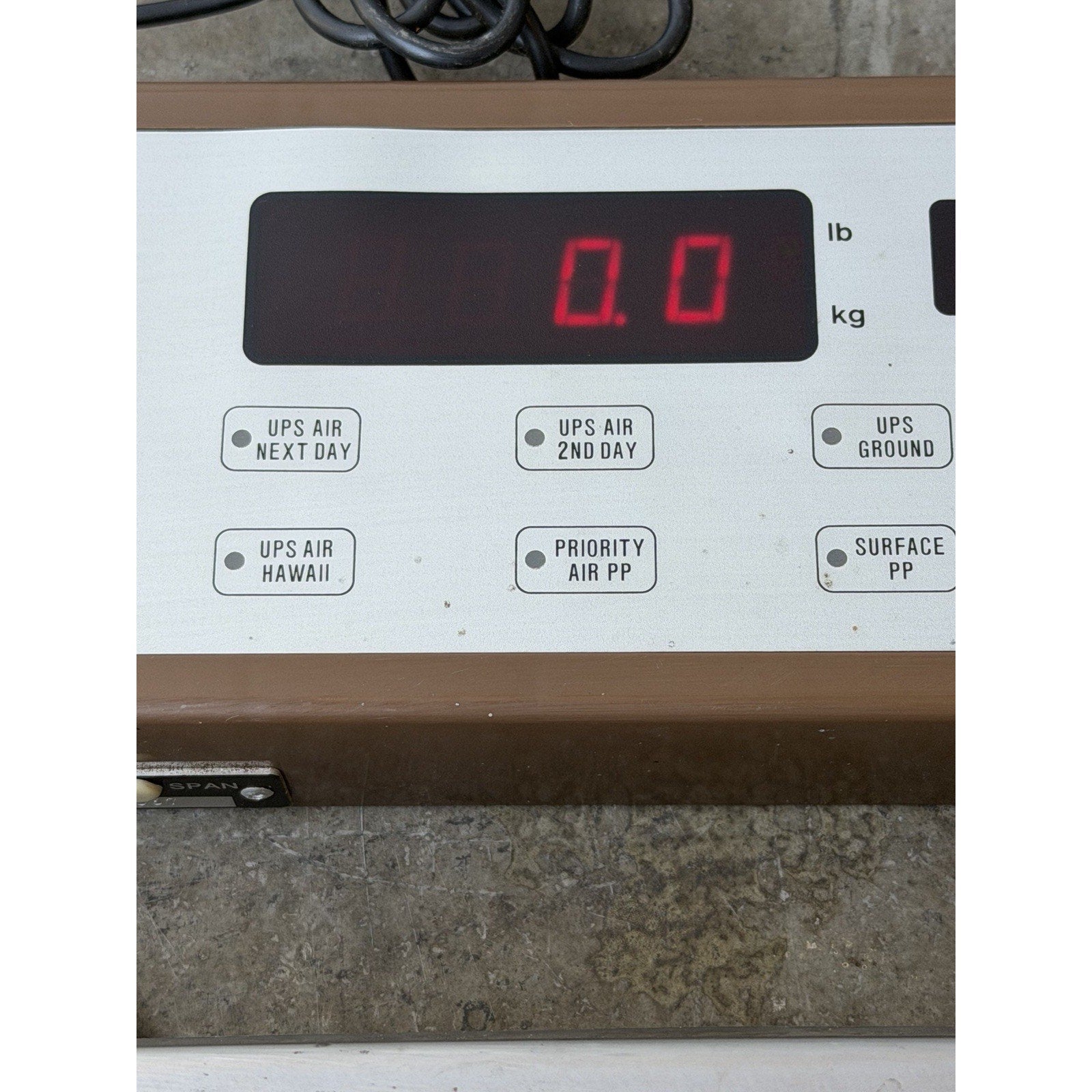 VINTAGE Pelouze PS100P Restaurant Equipment Digital Scale 100 lbs. 45 kg WORKS!