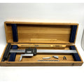 VINTAGE Brown & Sharpe No. 586 Height Gauge 20" With Wooden Case & Accessories