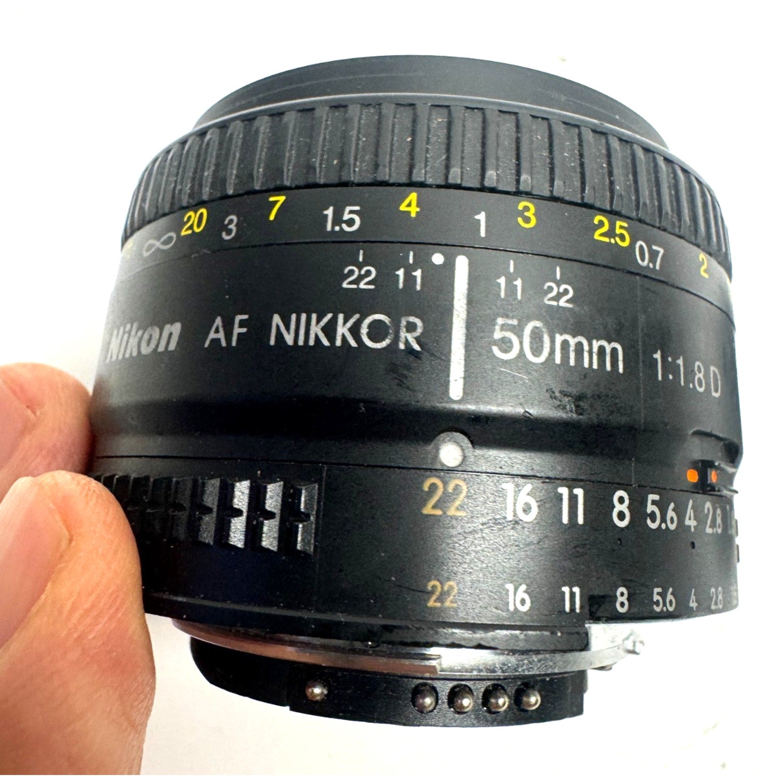 Vintage Nikon AF Nikkor 50mm f/1.8 D Standard Prime Lens