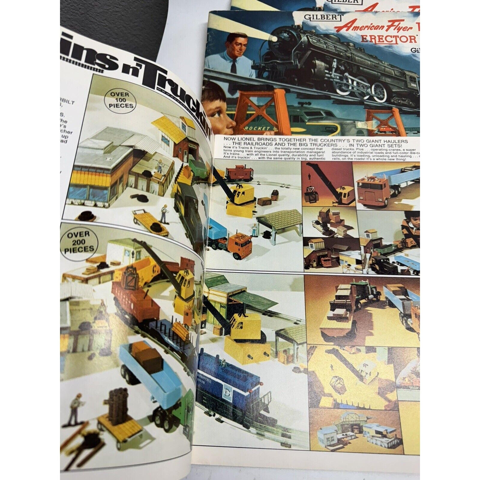 Vintage LOT OF 6 Lionel Train & American Flyer Railroad Catalog 1961, 1976, 1977