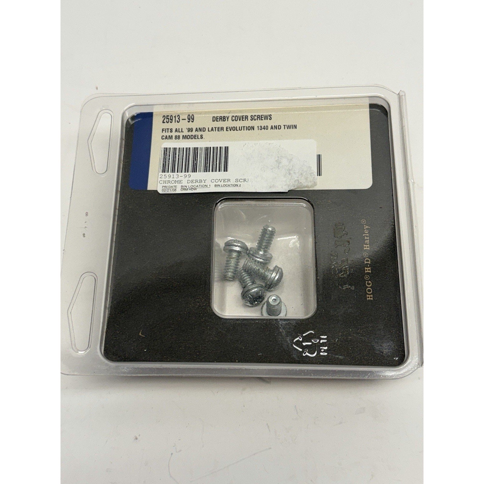 VINATAGE NEW Harley-Davidson #25913-99 Chrome Derby Cover Screws OEM Multi-Fit