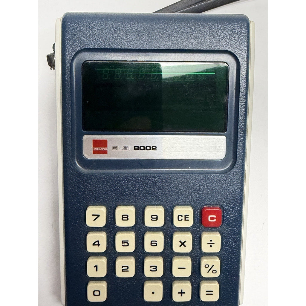 Vintage Sharp ELSI 8002 EL-8002 Calculator Made In Japan