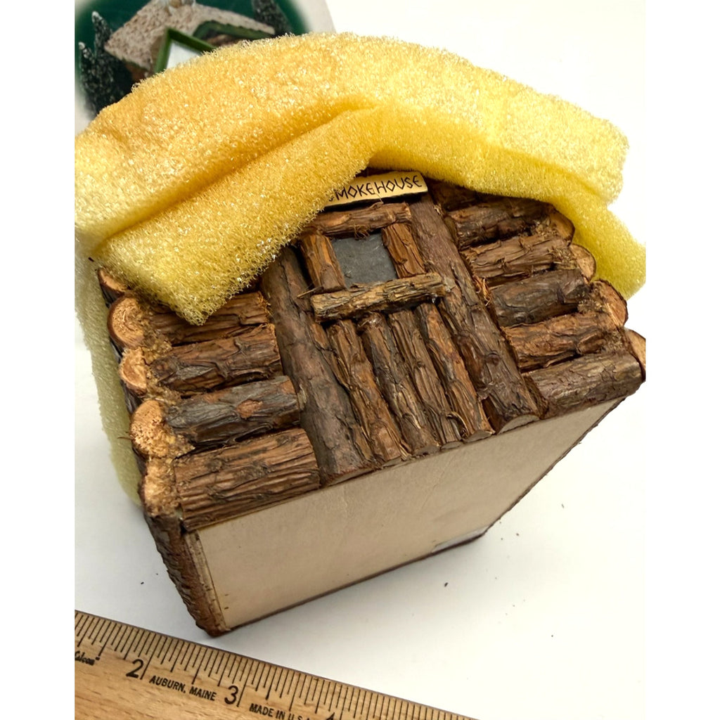 Vintage NOS Dept 56 Village Accessory - Village Smokehouse Incense burner
