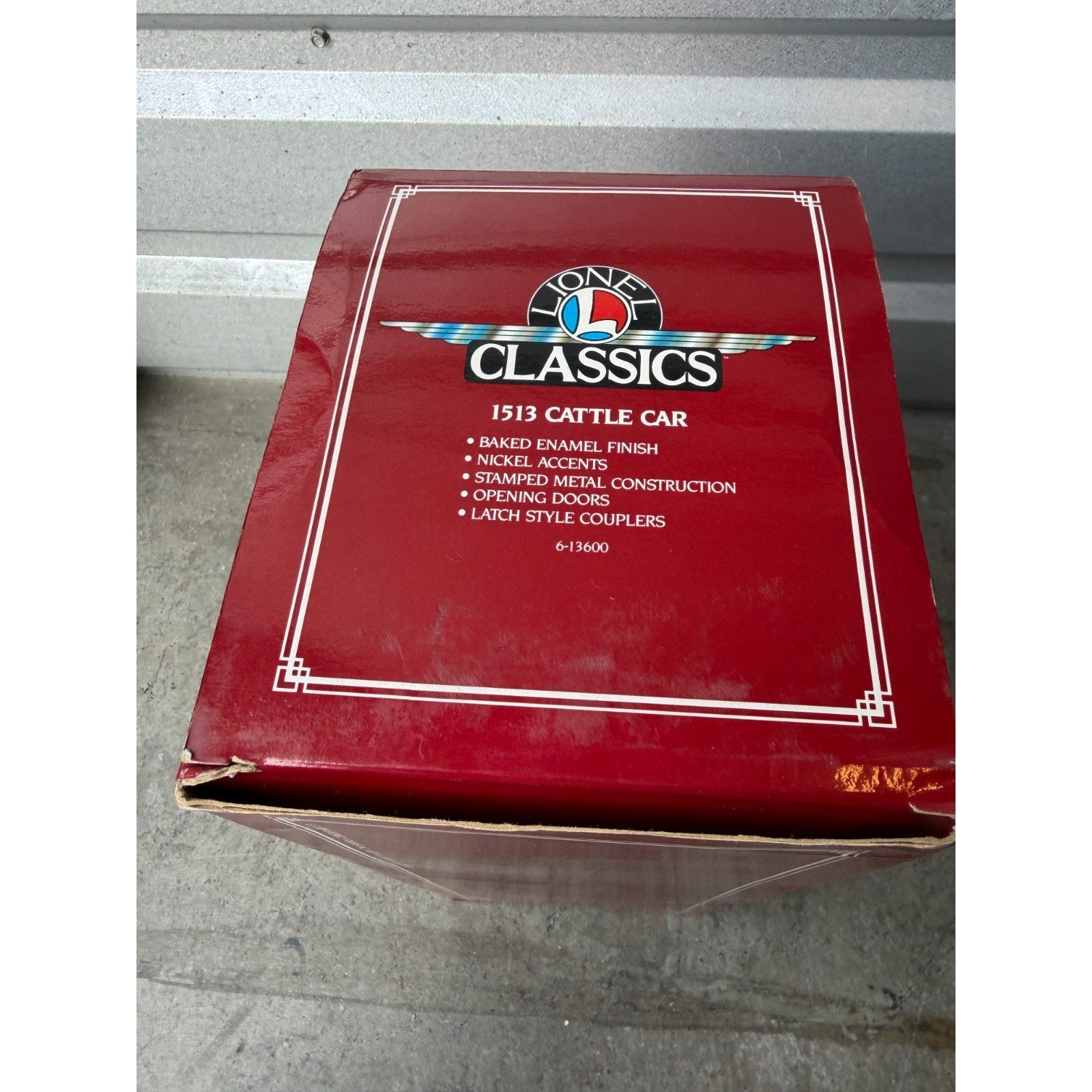 VINTAGE NOS Lionel Classics Standard Tinplate 1513 Cattle Stock Car 6-13600
