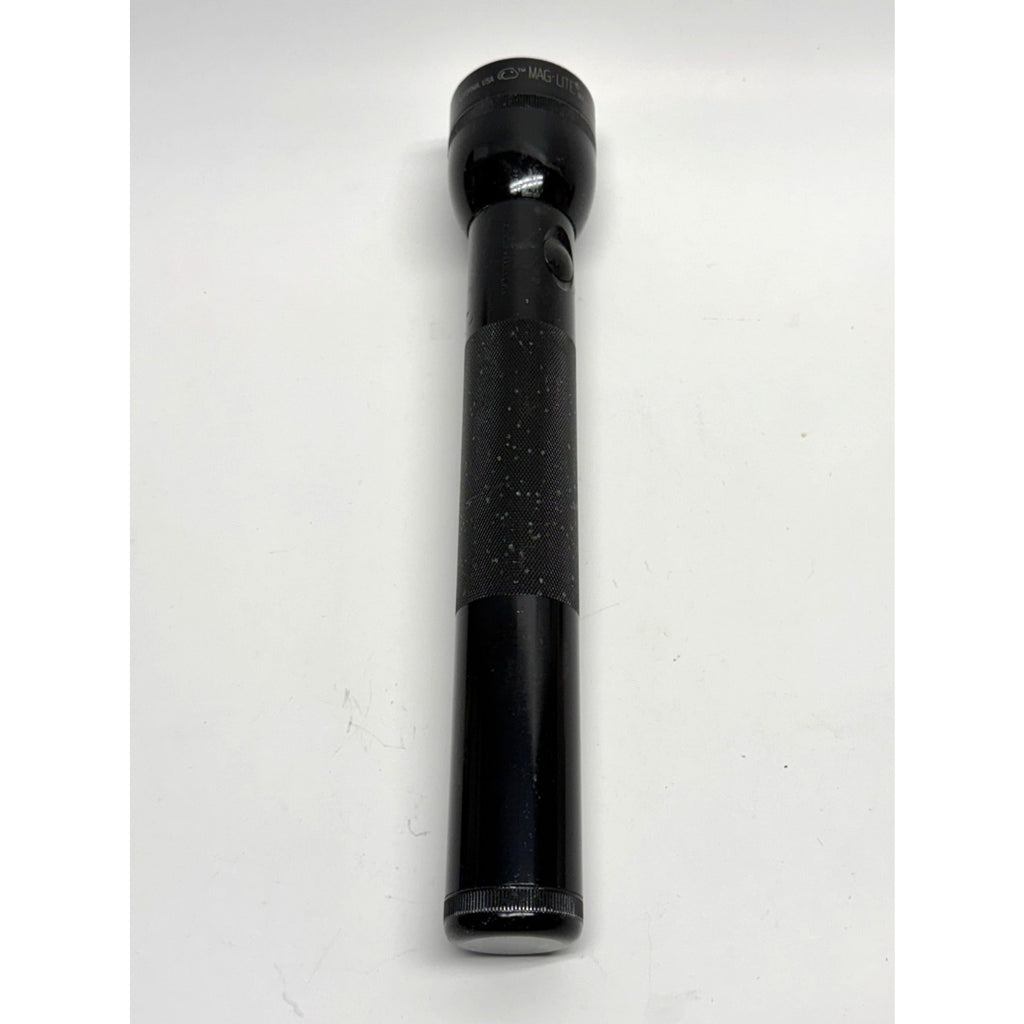 Vintage Mag-Lite Heavy-Duty 2-Cell D Black Flashlight