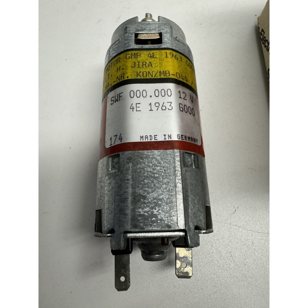 Vintage NOS SWF Auto Electronics 12v Motor GMP 4E 1963 G000 Made in Germany