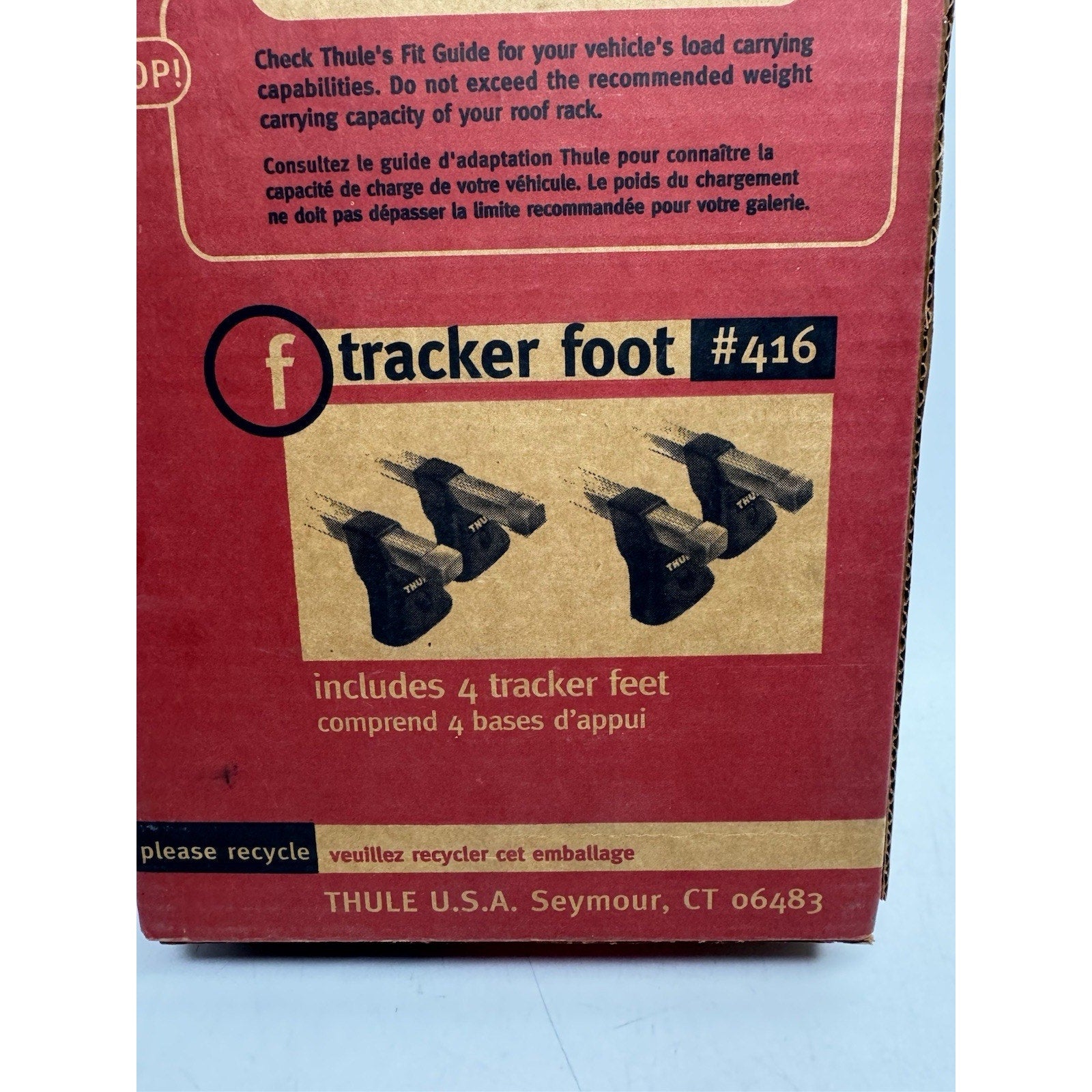 VINTAGE FACTORY SEALED Thule 416 Tracker Foot Pack