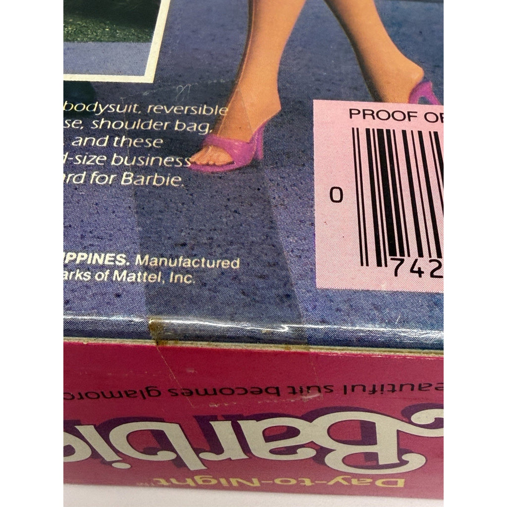 Vintage 1984 Mattel Day to Night Fashion Barbie Doll 7929 New In Sealed Box