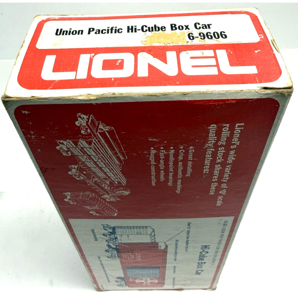 Vintage NOS Lionel 6-9606 O Gauge Union Pacific Hi-Cube Boxcar