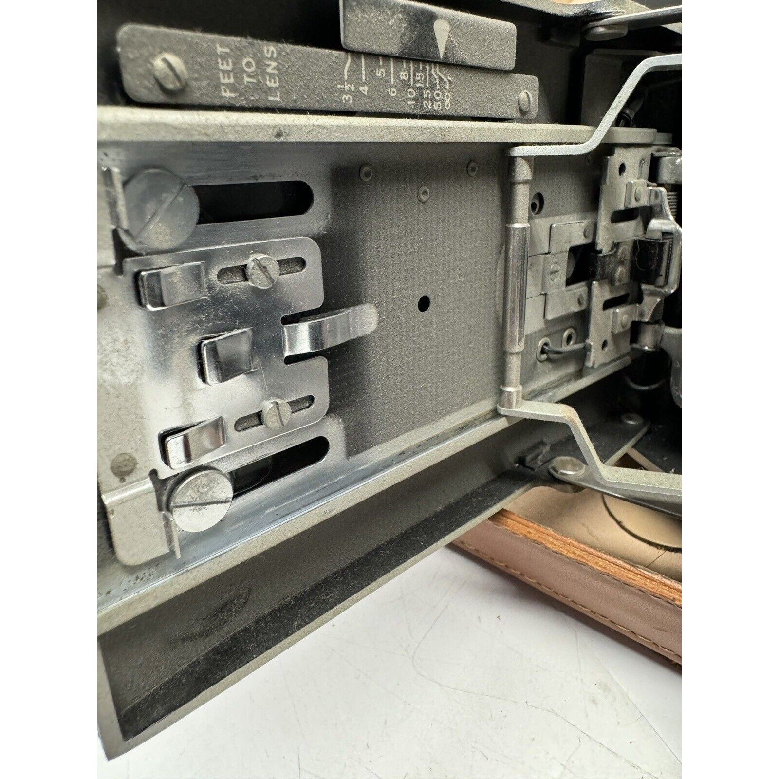 Vintage Polaroid Land Camera Model 150 and the 800 Set w/Leather Case WORKS!