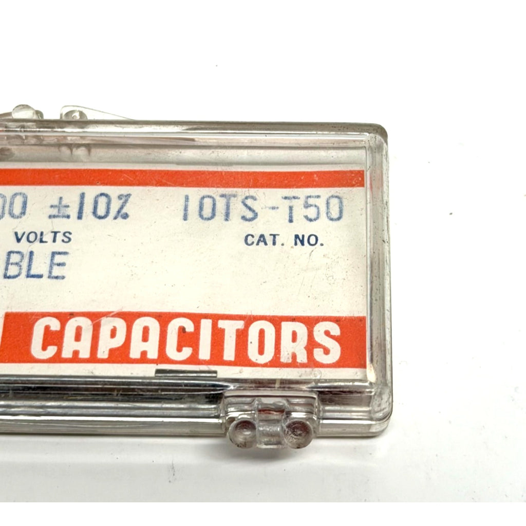 VTG NOS Sprague 10TS-T50 Temp-Stable Ceramic Capacitor .0005uF 500pF 1000V 1KV
