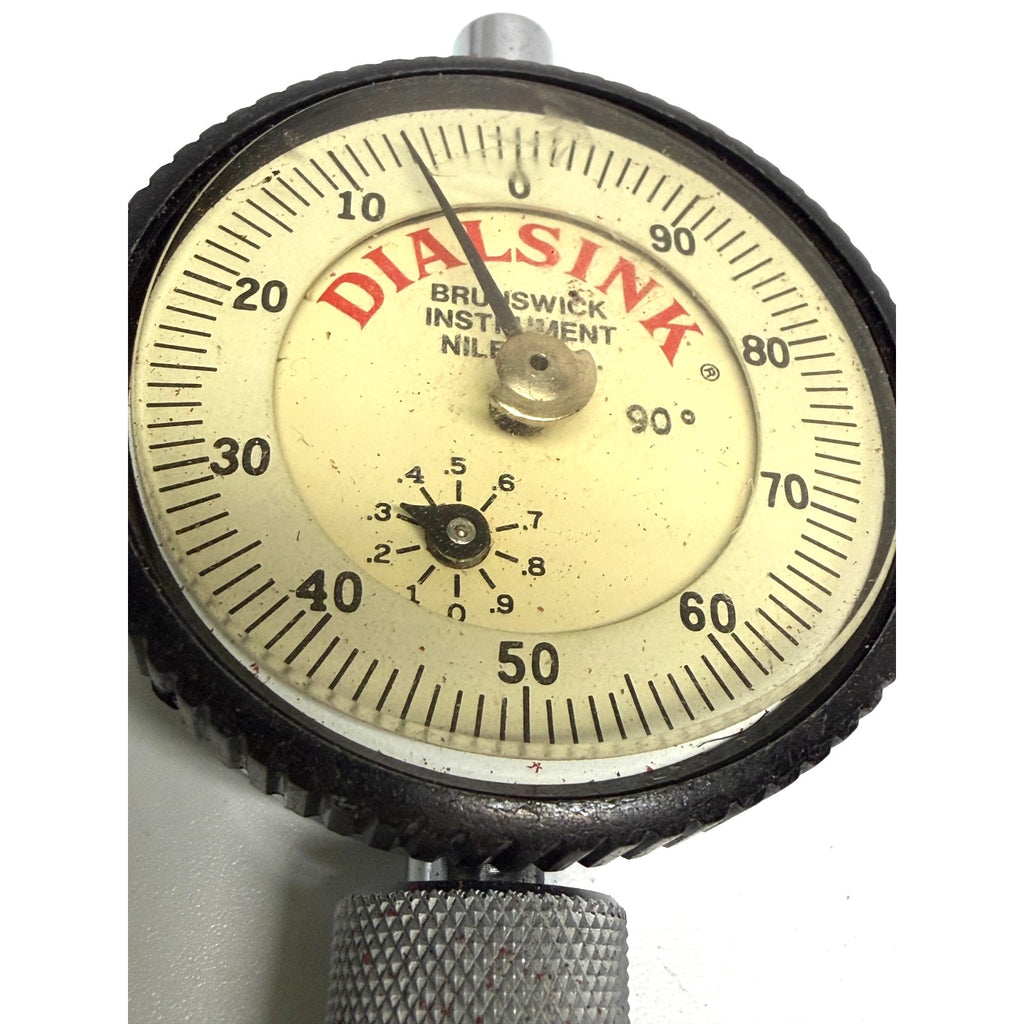 Vintage Brunswick Engineering DS-5090CF Dialsink Chamfer Gage 0-90°
