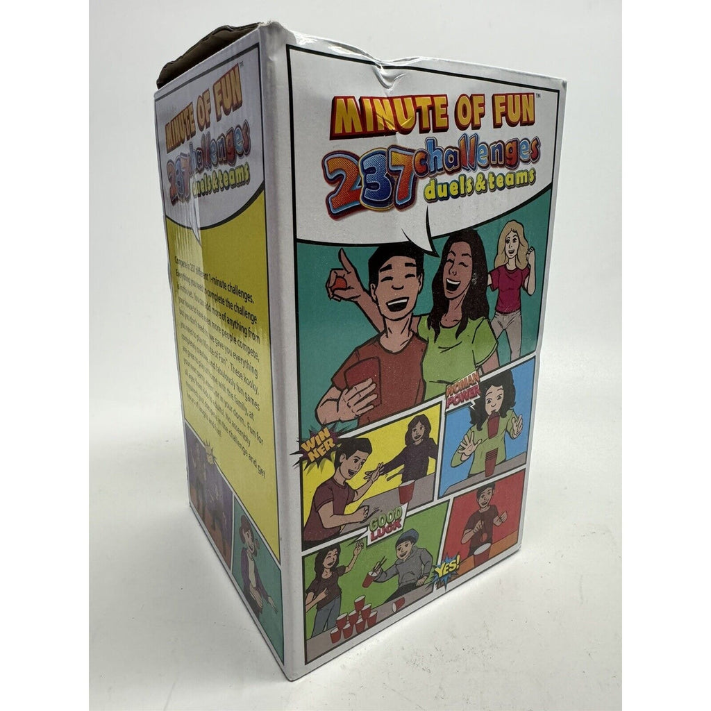 VINTAGE Minute of Fun Party Game - 237 Minute to Win It Challenges for Duels, Te