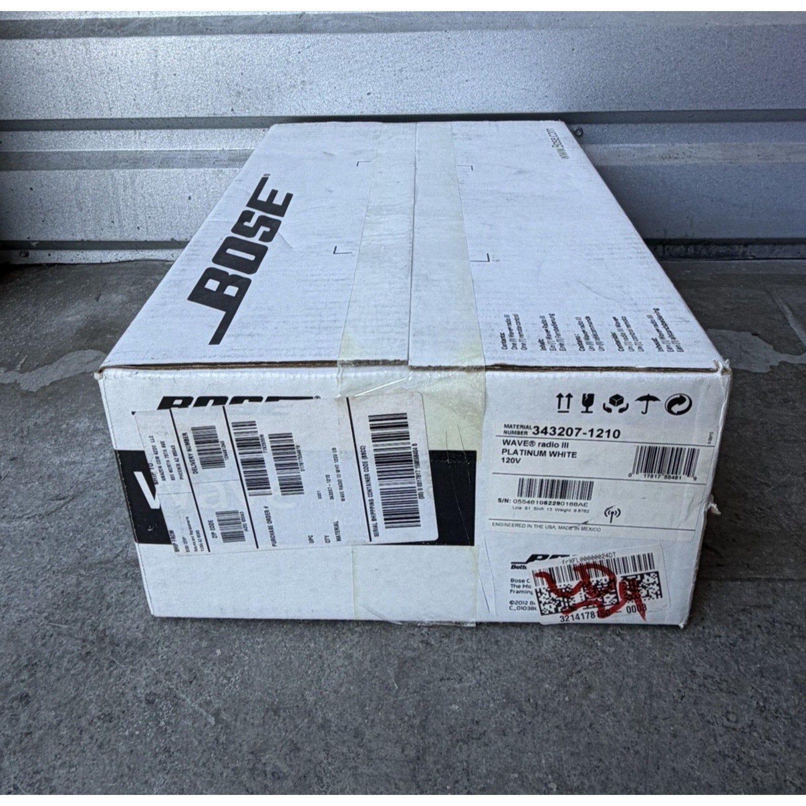 VINTAGE FACTORY SEALED Bose Wave Radio III Model 343207-1210 Platinum White
