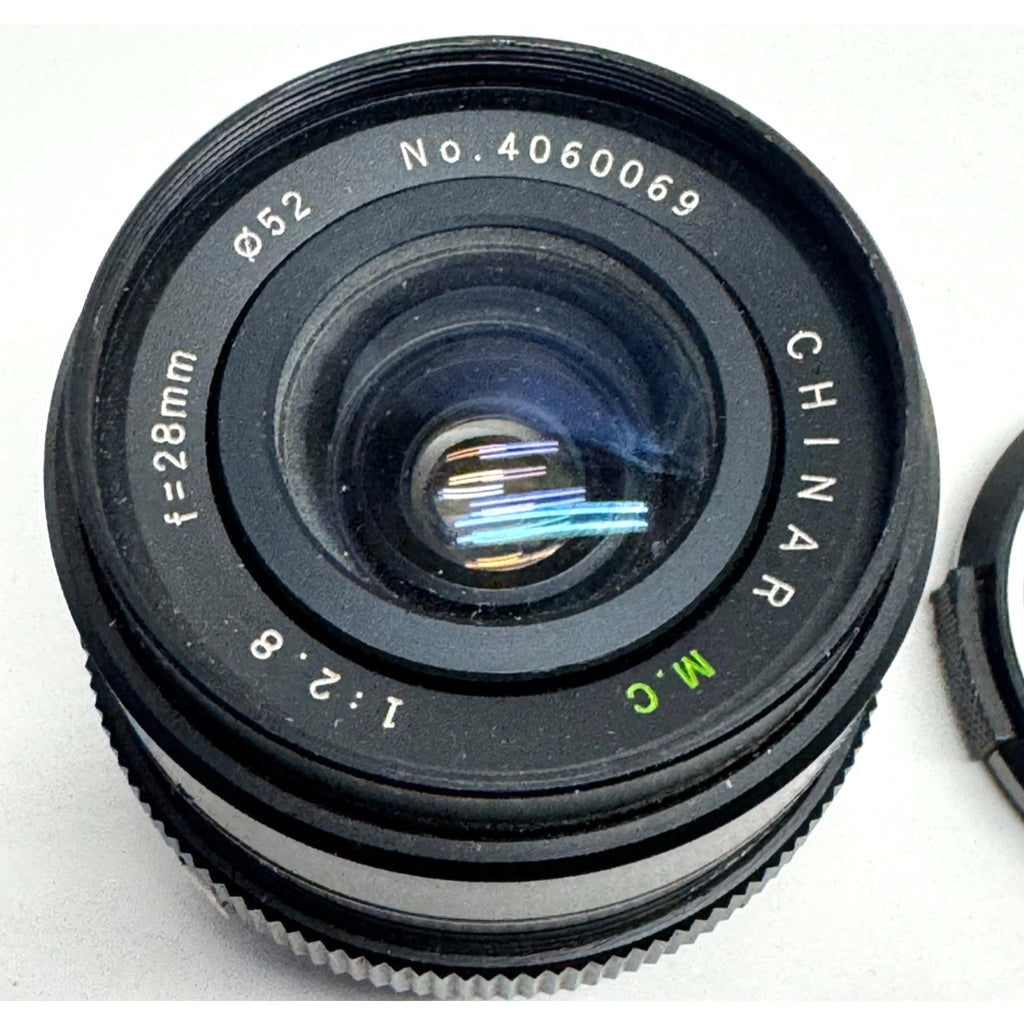 Vintage Chinar M.C. 28mm f2.8 Manual Focus Wide Angle Prime Lens