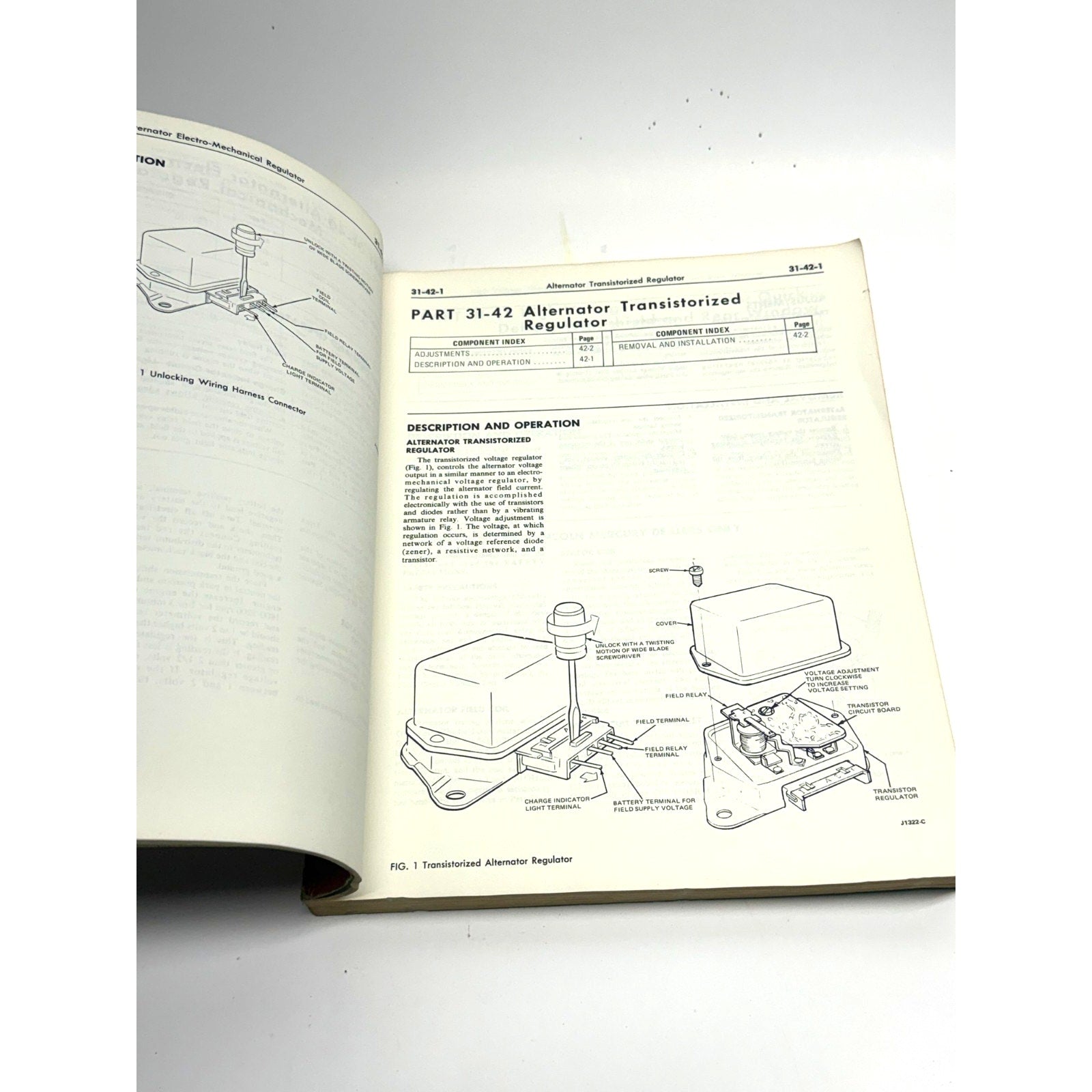 Vintage 1974 FORD CAR SHOP MANUAL, Volume 3 - Electrical