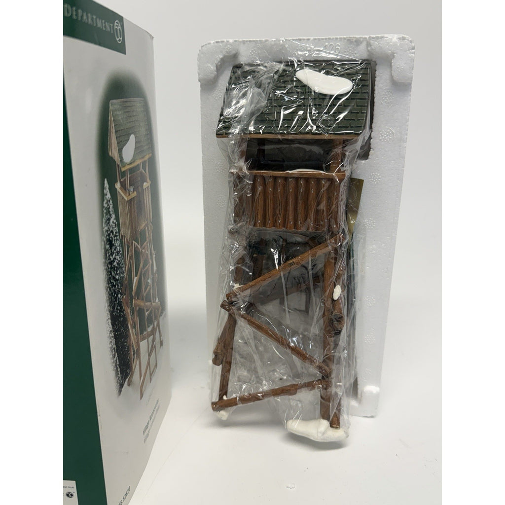 VINTAGE NOS Dept 56 #52829 Village Lookout Tower, Christmas Village Accessories