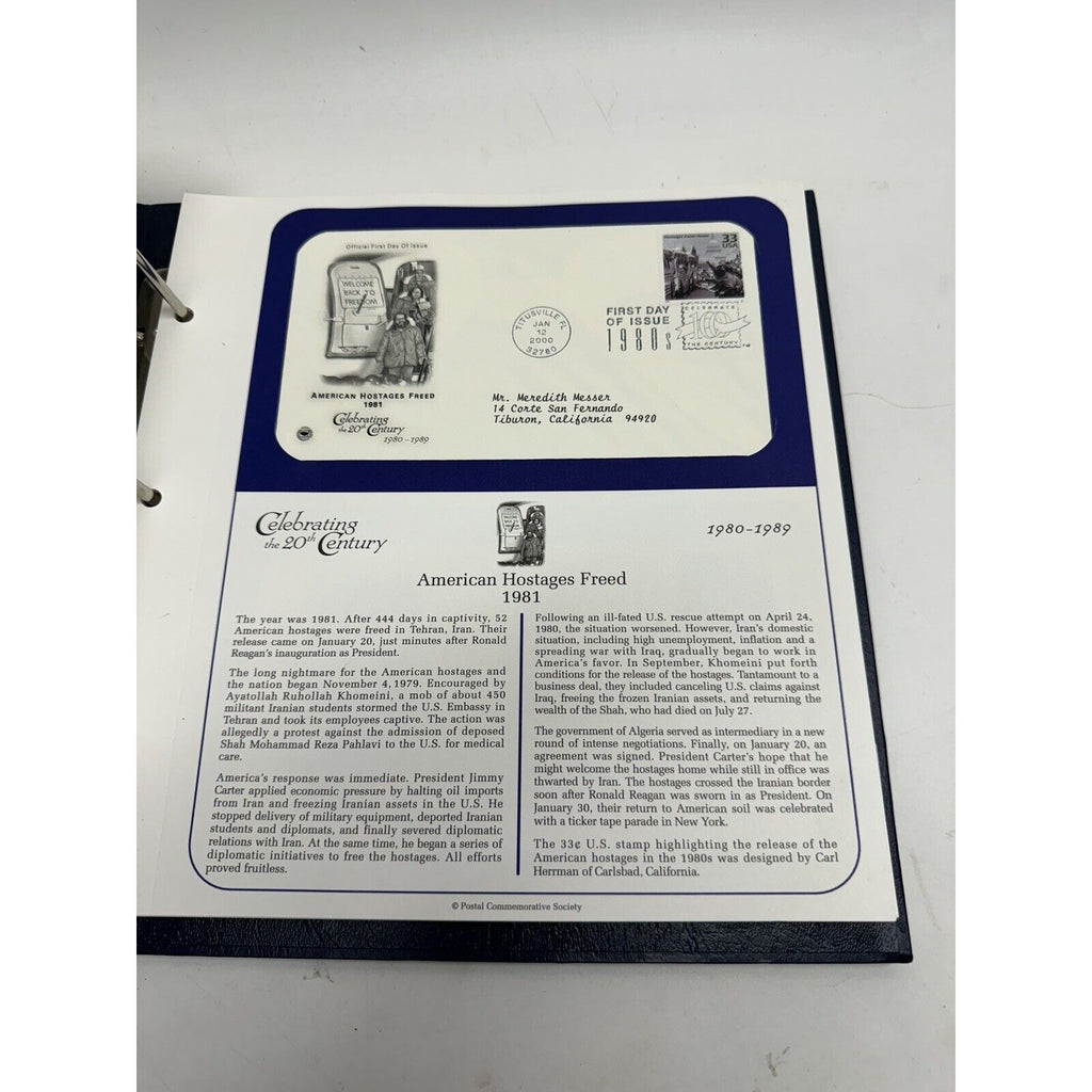 VINTAGE Celebrate 20th Century FDC Collection by Postal Commemorative Society