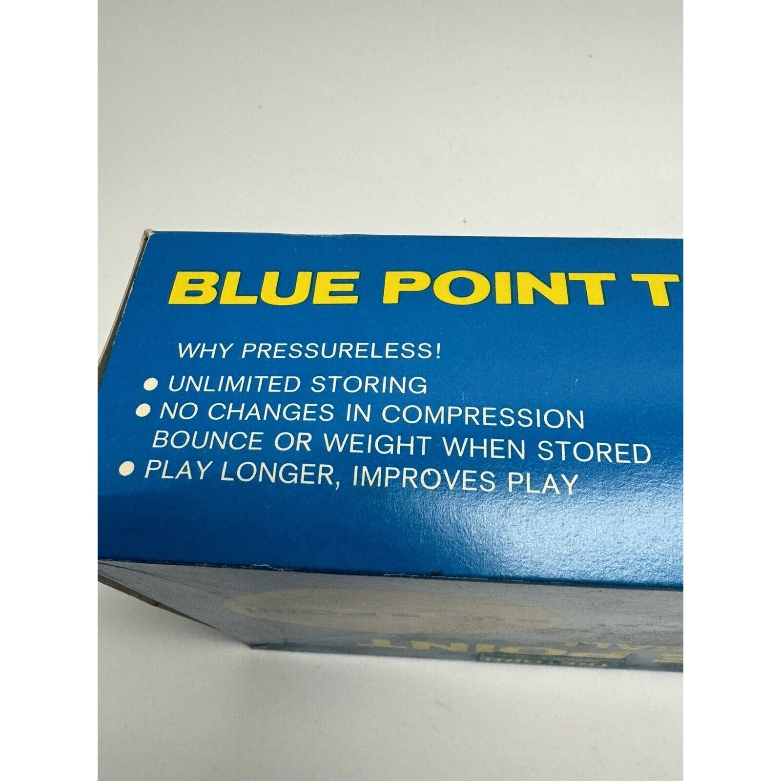Vintage NOS Bancroft Tretorn Blue Point Tennis Balls Box of 6 Made in Sweden