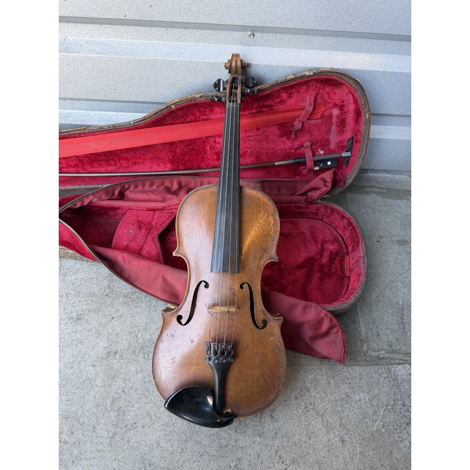 VINTAGE Hopf Violin with Case & Bow 24 Inches