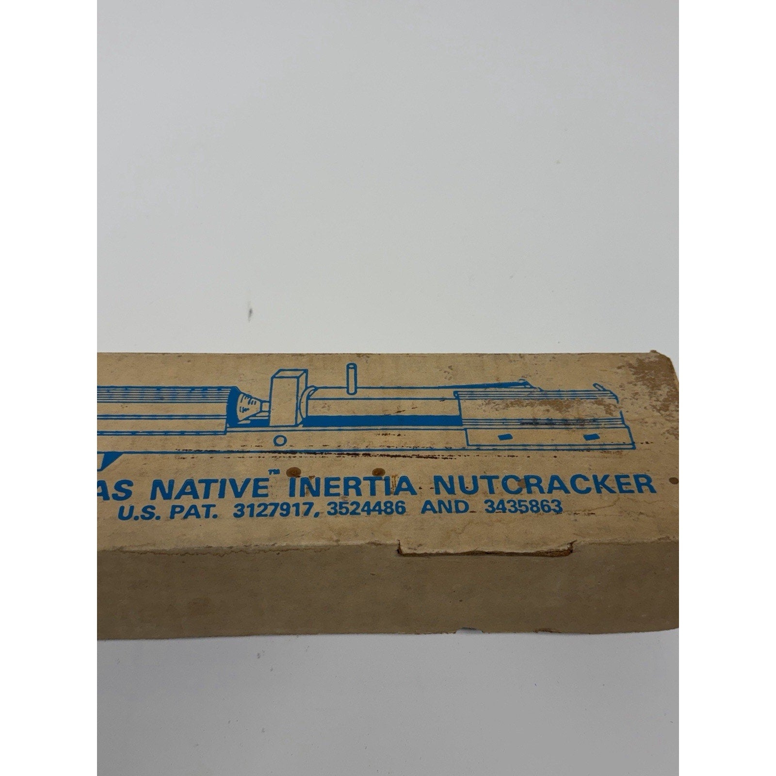 Vintage NOS Texas Native Inertia Nutcracker Model 7141 w/ Box & Instructions
