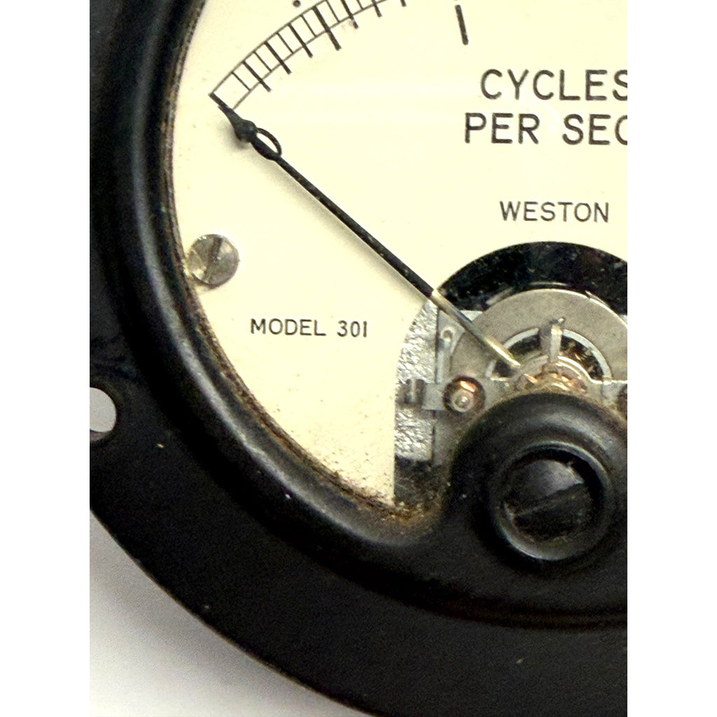 Vintage Weston AC Milliamperes Panel Meter #301 Measures 0-3 mA