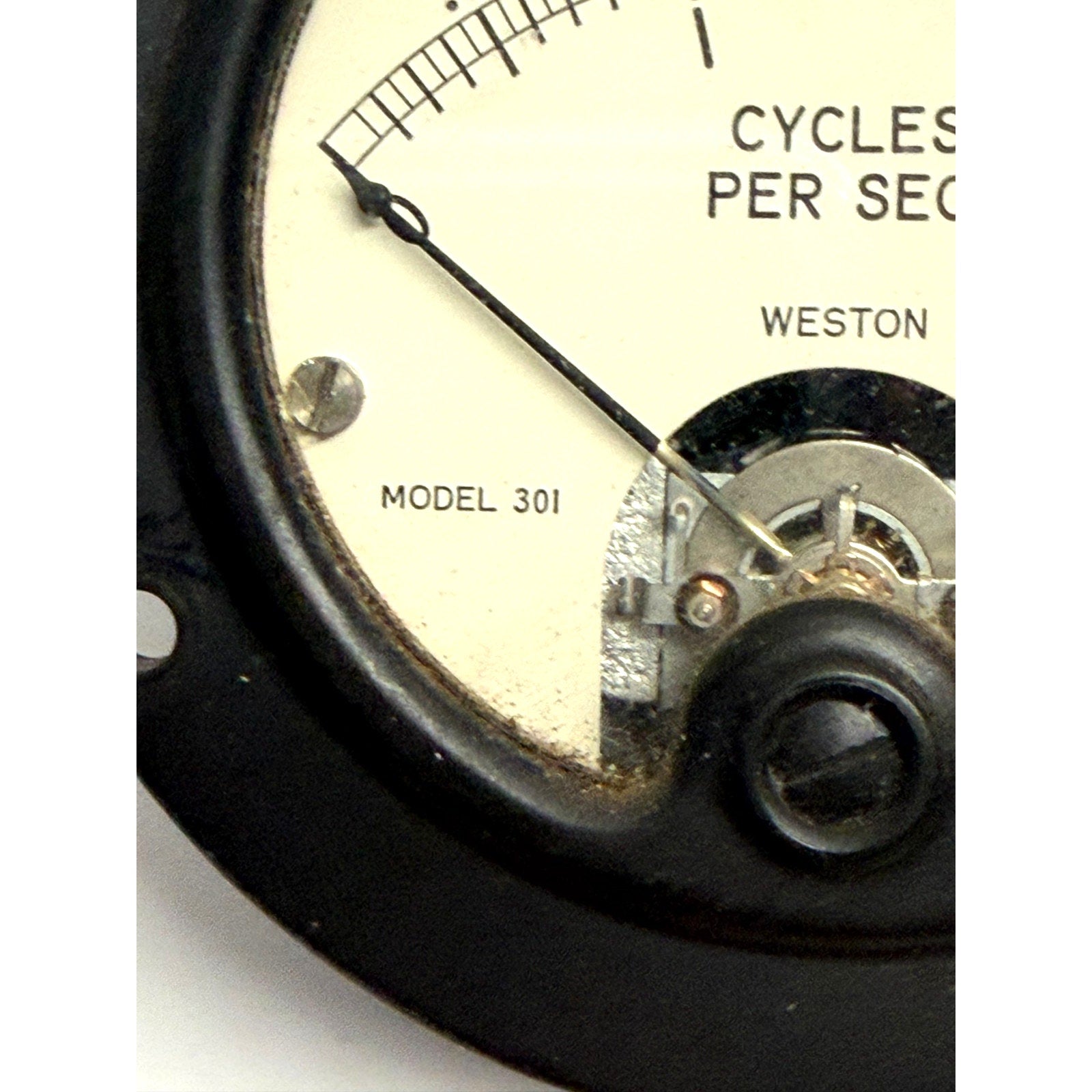 Vintage Weston AC Milliamperes Panel Meter #301 Measures 0-3 mA