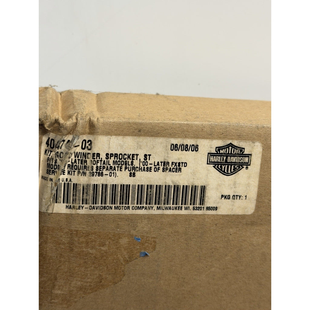 VINTAGE 2006 SEALED NEW HARLEY-DAVIDSON KIT SPROCKET ROAD WINDER 40474-03