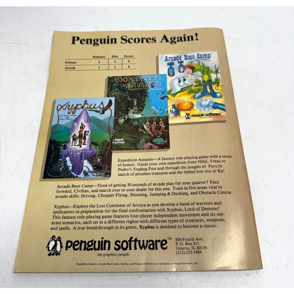 Vintage SOFTALK magazine, August 1984, Volume 4 issue.