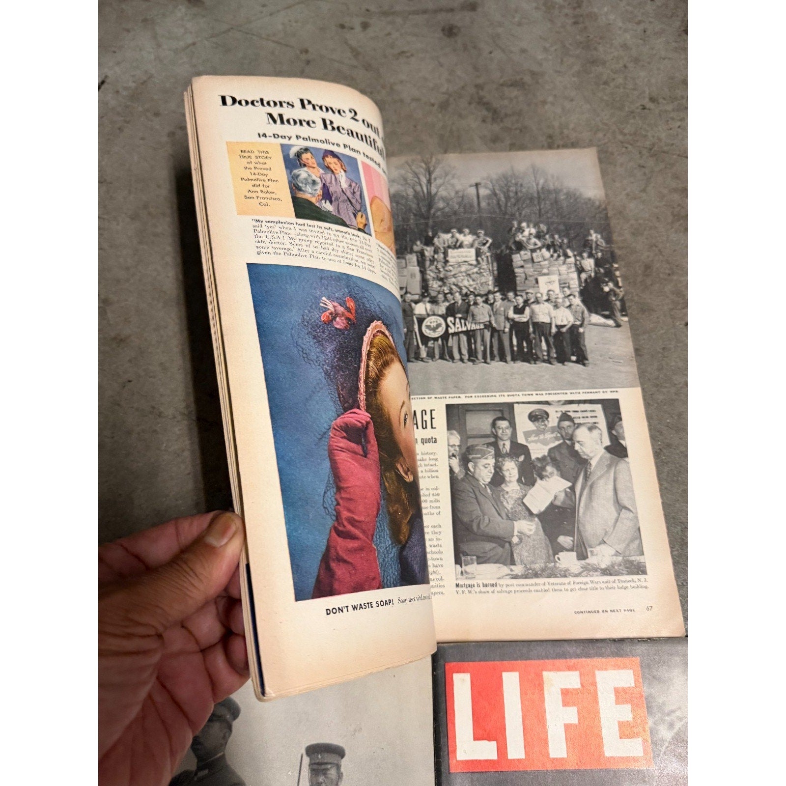 Vintage LIFE Magazine Lot 1940 1943 1944 WWII Emperor Japan Princess Elizabeth