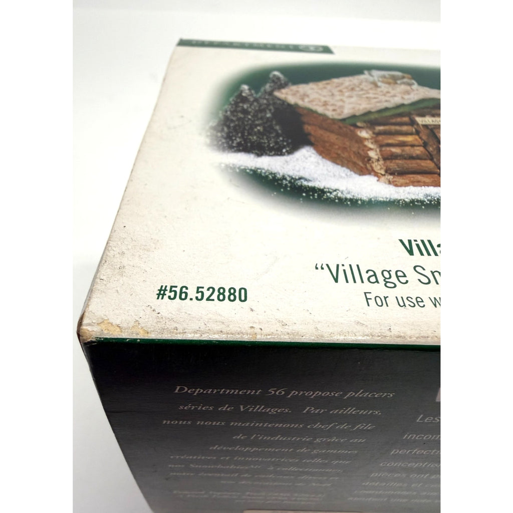 Vintage NOS Dept 56 Village Accessory - Village Smokehouse Incense burner