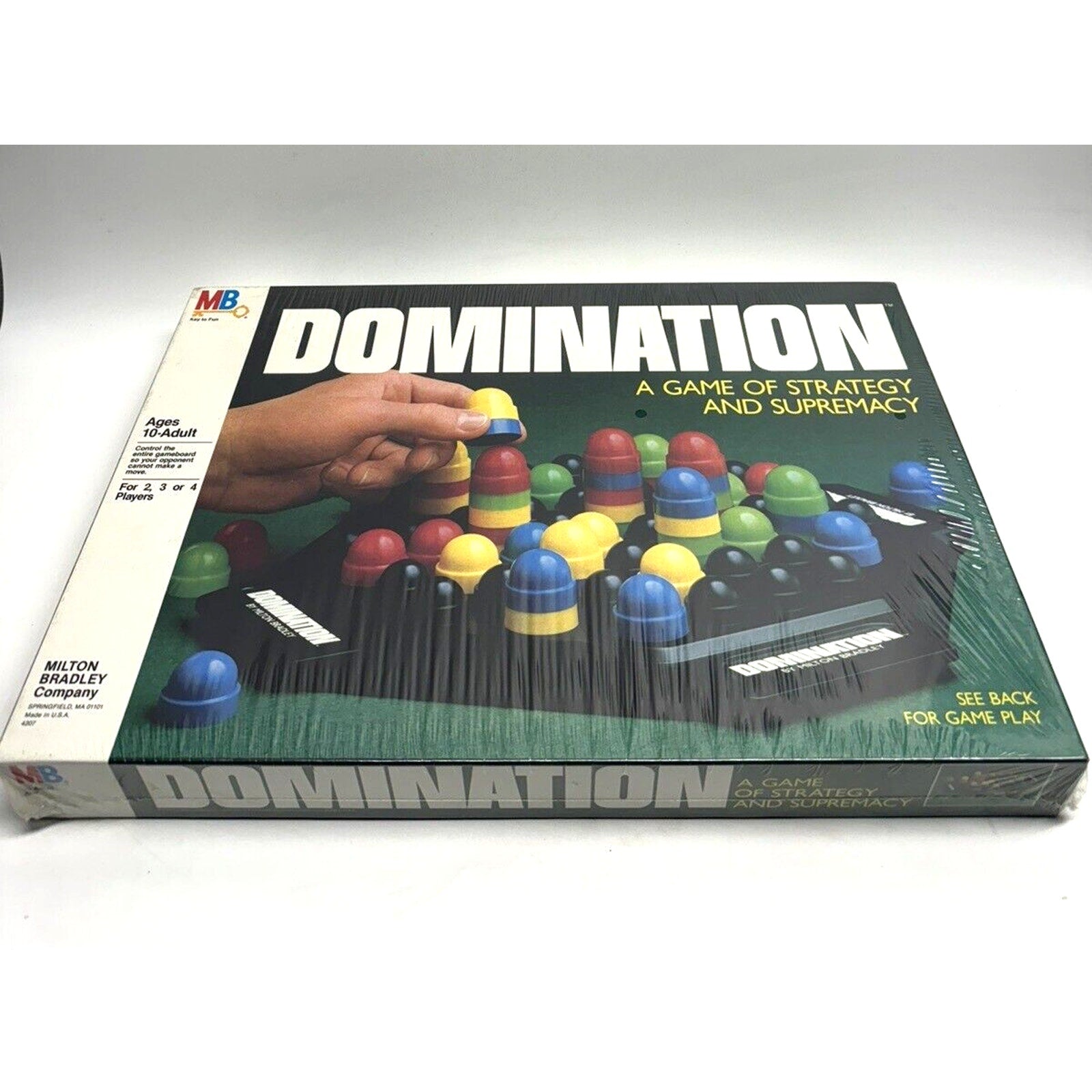 VINTAGE FACTORY SEALED RARE DOMINATION BOARD GAME MILTON BRADLEY MB '80s 4207