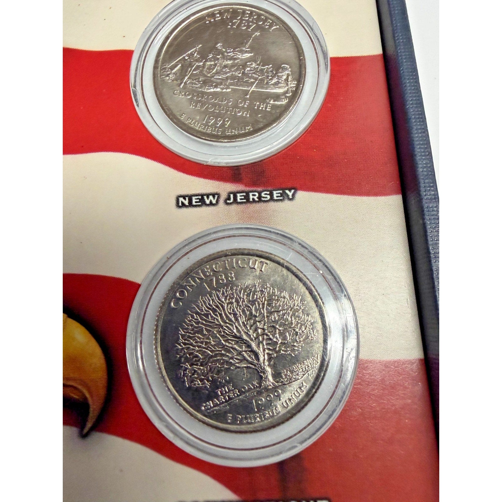 Vtg 1999 Mint State Quarter Collection 5-Coin Set World Reserve MonetaryExchange