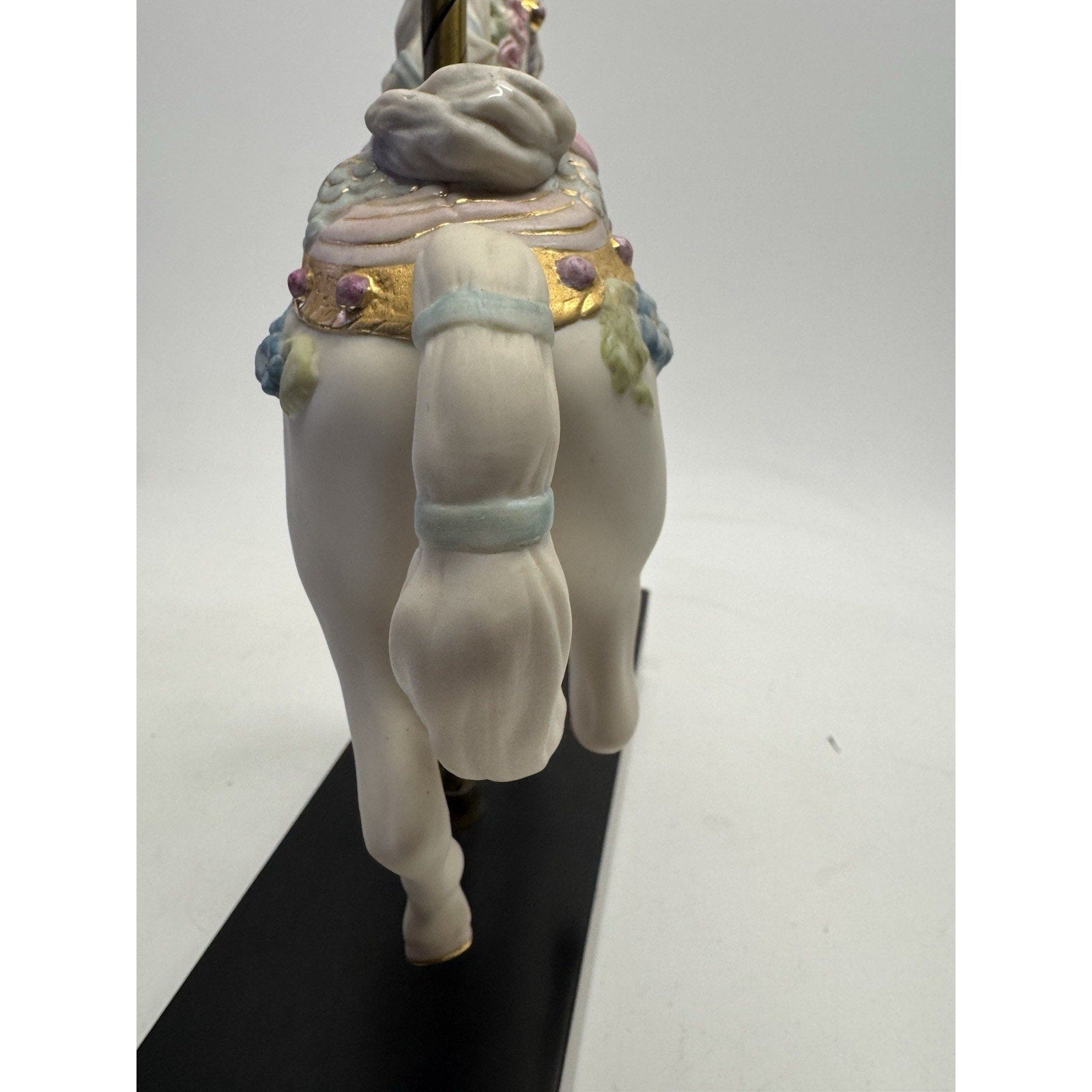 VINTAGE Cybis Sugarplum Porcelain Carousel Horse 12" L/Edition #142/750