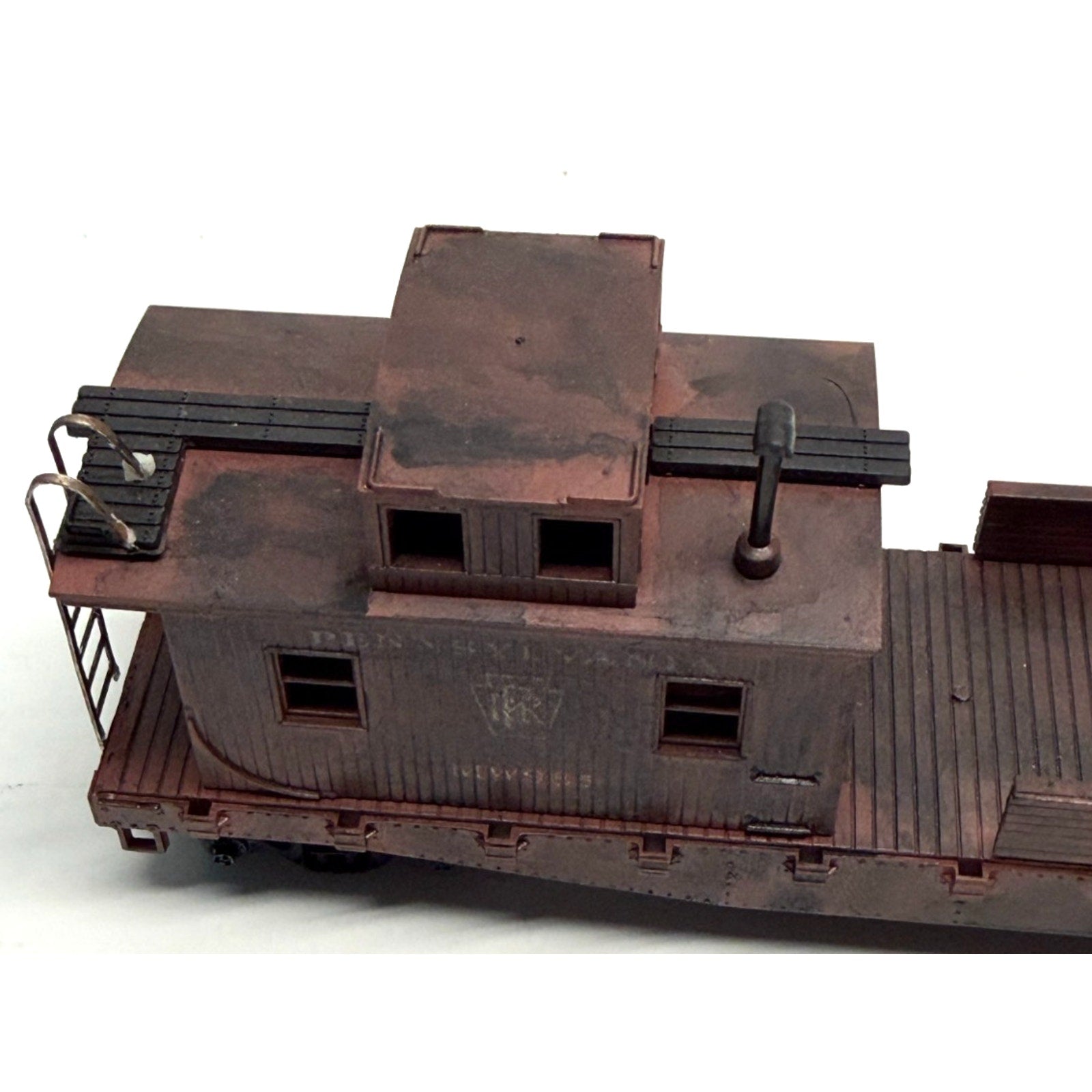 Vintage Athearn Item No 1276 PRR Work Caboose #MW985 - HO Model