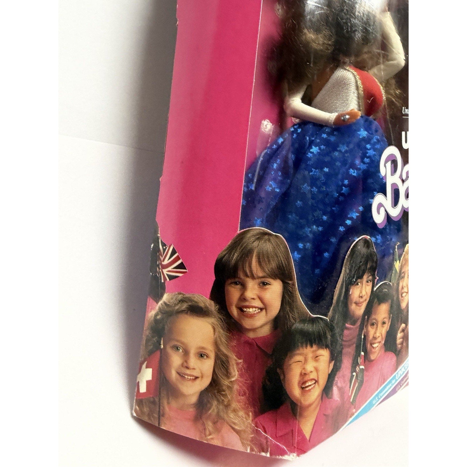 Vintage NOS Mattel 1989 UNICEF BARBIE Special Edition Doll #4782 Brunette